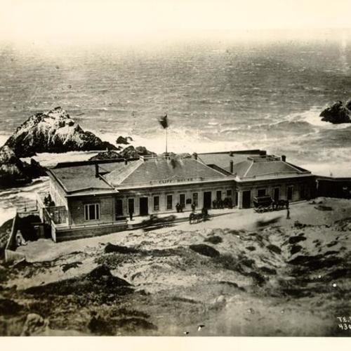[Cliff House overlooking the Pacific Ocean]