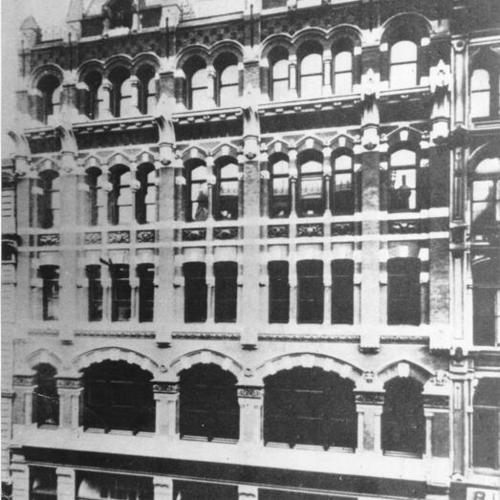 [H. S. Crocker Company building at Bush and Sansome streets]