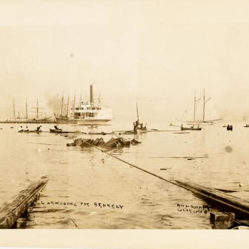 [Launching of the ferryboat "Berkeley"]