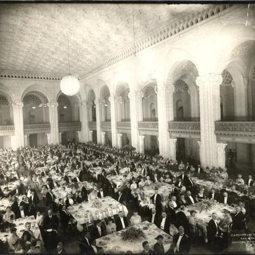 [Banquet in honor of Vice President Marshall at the Panama-Pacific International Exposition]