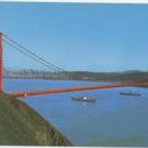 [Aerial of Golden Gate Bridge]