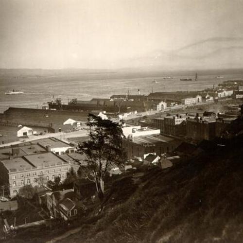 [View of San Francisco Waterfront from Telegraph Hill]