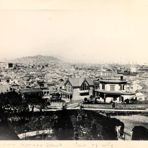 [View of San Francisco looking northeast from Harrison Street]