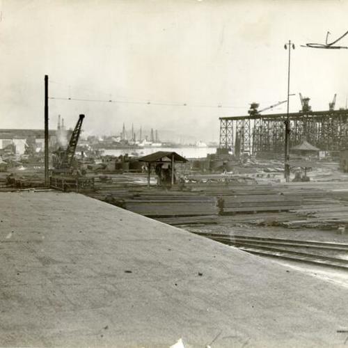 [Bethlehem Steel Company's Union Iron Works shipyard near 16th street]