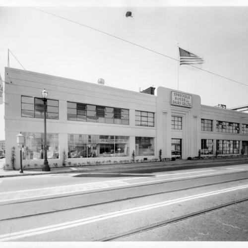 [Exterior of the Spreckels/Russell Dairy Company]