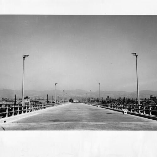 [East Bay off-ramps of Bay Bridge showing roadway lighting system]