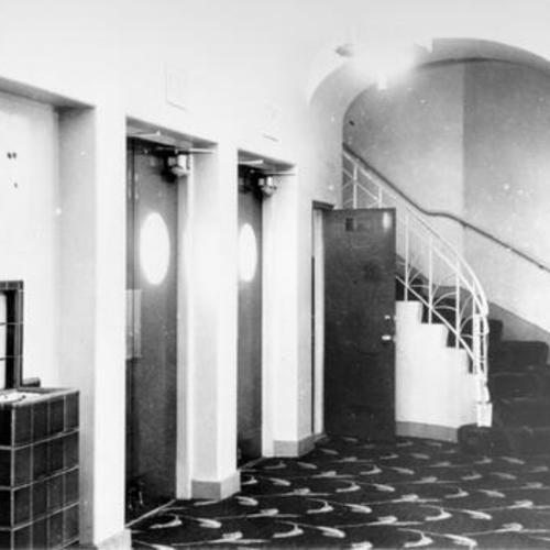 [Foyer of the Tower Theater]