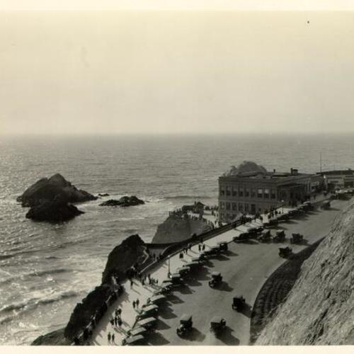[View of the Cliff House and Seal Rocks]