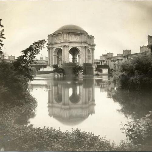 [Reflection of Dome of Palace of Fine Arts]