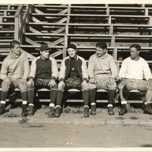[University of San Francisco football coaching staff of 1937]