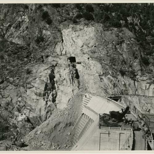 O’Shaughnessy Dam during construction