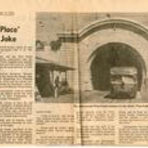West Portal Facade (from original newspaper)