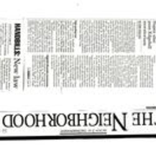 Handbill Ordinance Flies Through..., SF Independent, May 4 1999