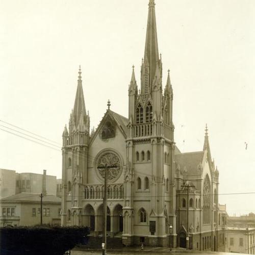 [St. Paulus German Evangelical Lutheran Church. Eddy and Gough streets. 1899.]