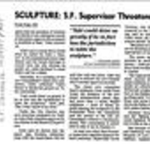S.F. Supervisor Threatens to Kill Peace..., SF Chronicle, Dec. 18 1997