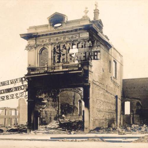 [Ruins of the Central Theatre on Market at 8th Street]