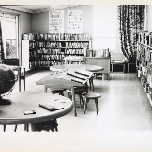 [Interior of Merced Branch Library]
