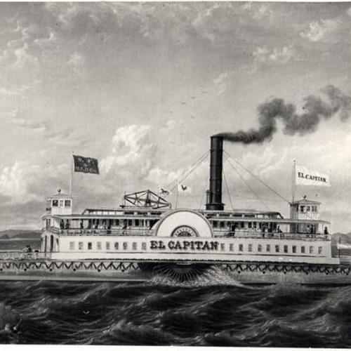 [Painting of ferryboat "El Capitan"]