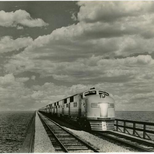 ["City of San Francisco" streamlined train]