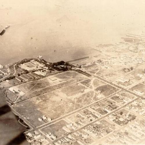 [Aerial view of Fort Mason]