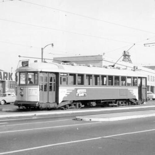 [Streetcar at Geary and Masonic]