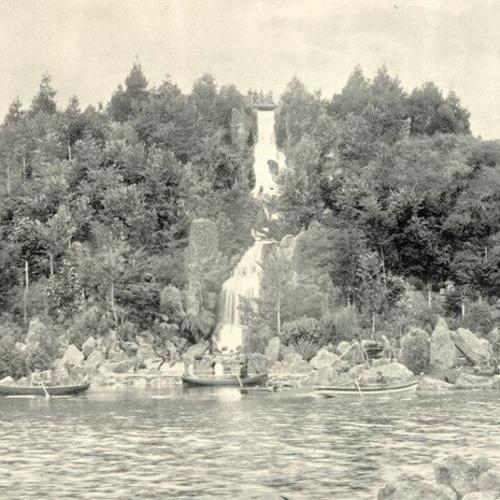 [Huntington Falls, from the island at Golden Gate Park]