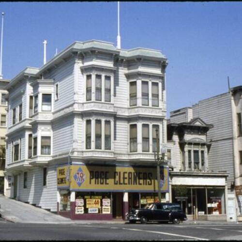 [Page Cleaners, Divisadero and Page Street, northwest corner]