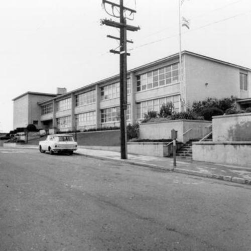 [Exterior of Lincoln High School]