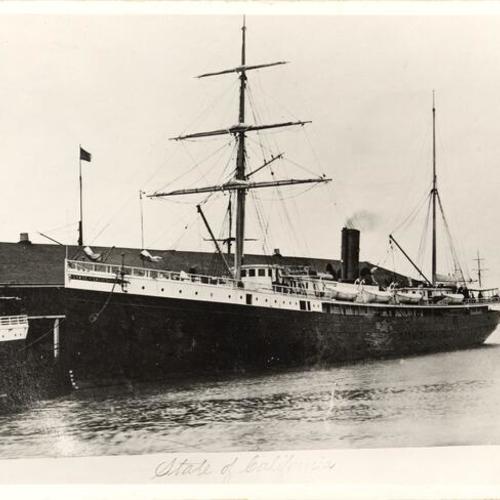 [Iron Steamship "State of California"]