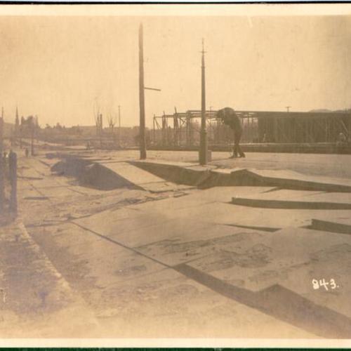 [Damage to Capp Street after the earthquake and fire of April 1906]