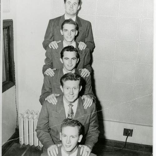[Culley with Jordanaires, a backup group to Elvis Presley and Patsy Cline in Nashville]