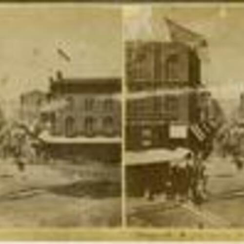 [Montogmery Street from Market Street, July 4th 1862]