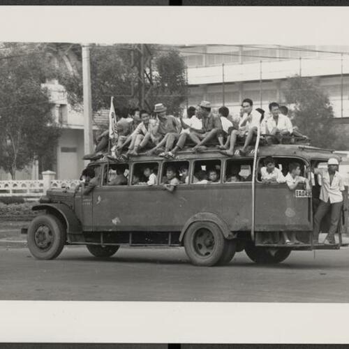 Provincial Bus in Saigon, 1966