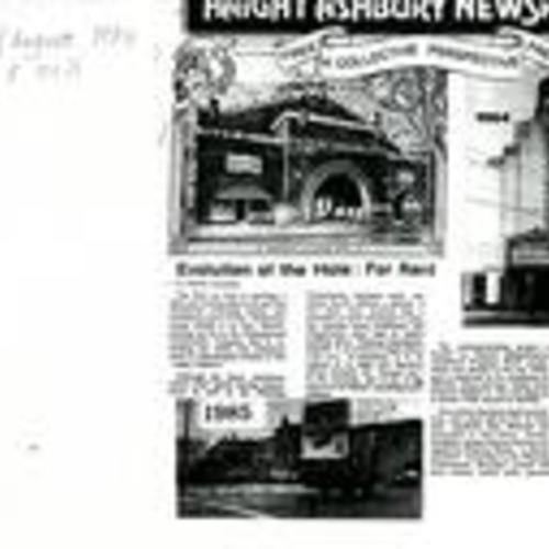 Evolution of the Hole..., Haight Ashbury News., Jul. 1985