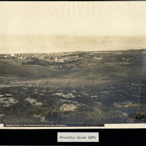 General View of the Presidio Reservation, San Francisco