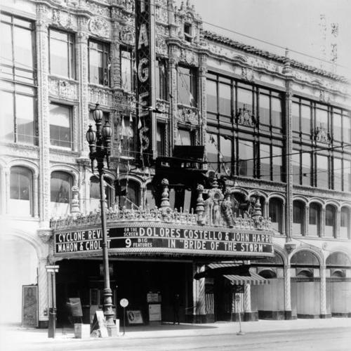 [Exterior of the Pantages Theater]