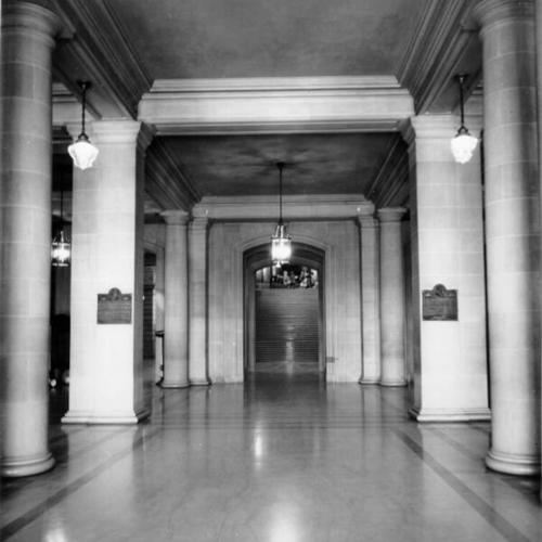 [Corridor in City Hall]