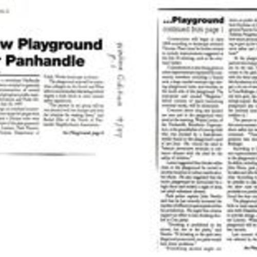New Playground for Panhandle, Western Edition, September 1997, 1 of 2