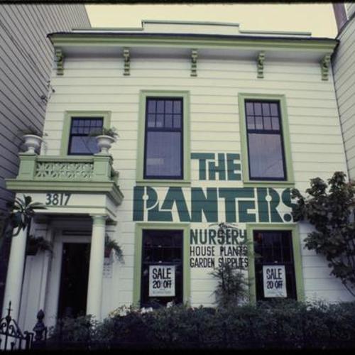 The Planters nursery storefront
