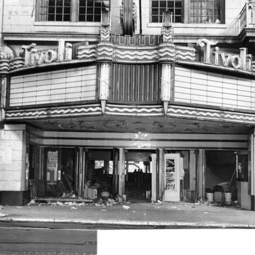 [Tivoli Theater, before being demolished]