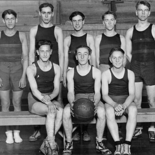 [Horace Mann School basketball team]