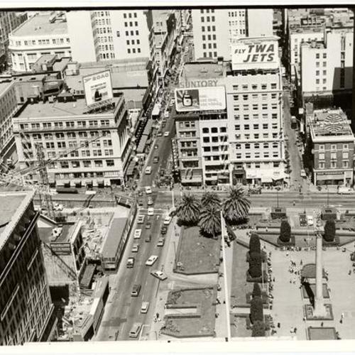 [View of Union Square from St. Francis Tower]