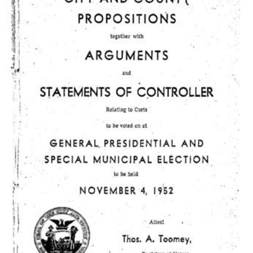 1952-11-04, San Francisco Voter Information Pamphlet