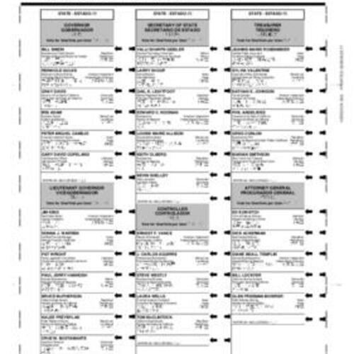 2002-11-05, San Francisco Election Ballots