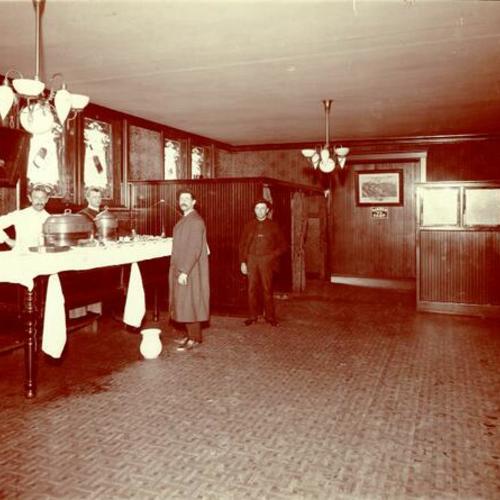 [Interior of the Ideal Bar at 232 California Street]