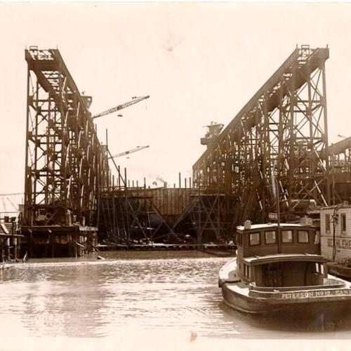 [Building the first Richmond ferry]