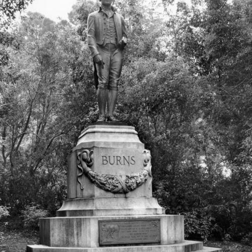 [Robert Burns monument in Golden Gate Park]