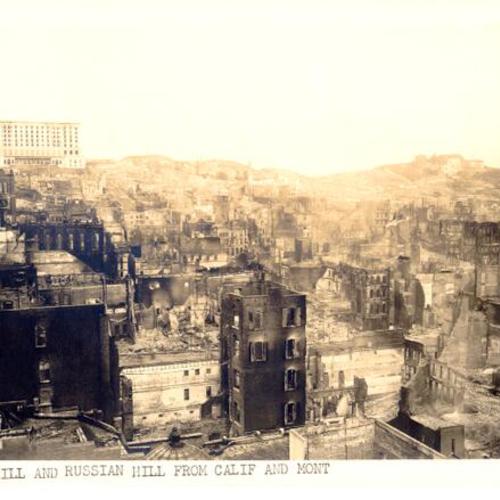 [Nob Hill and Russian Hill from California and Montgomery]