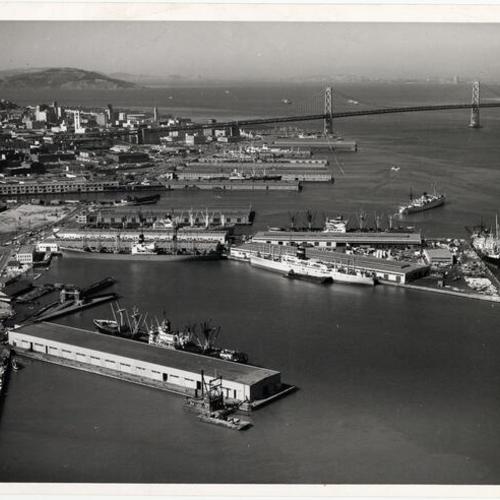 [Aerial view of the San Francisco Bay]