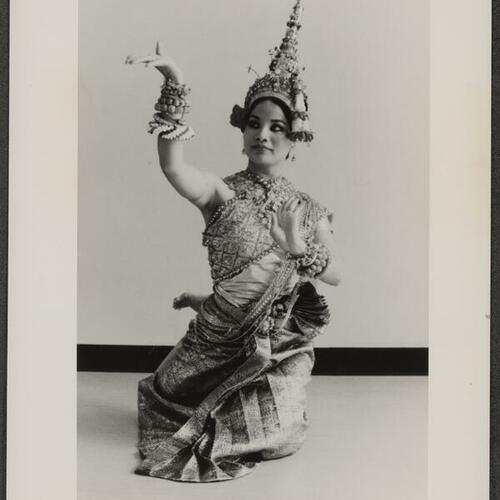 Publicity photo for Music and Dance of Cambodia performance by Chan Moly Sam at Asian Art Museum